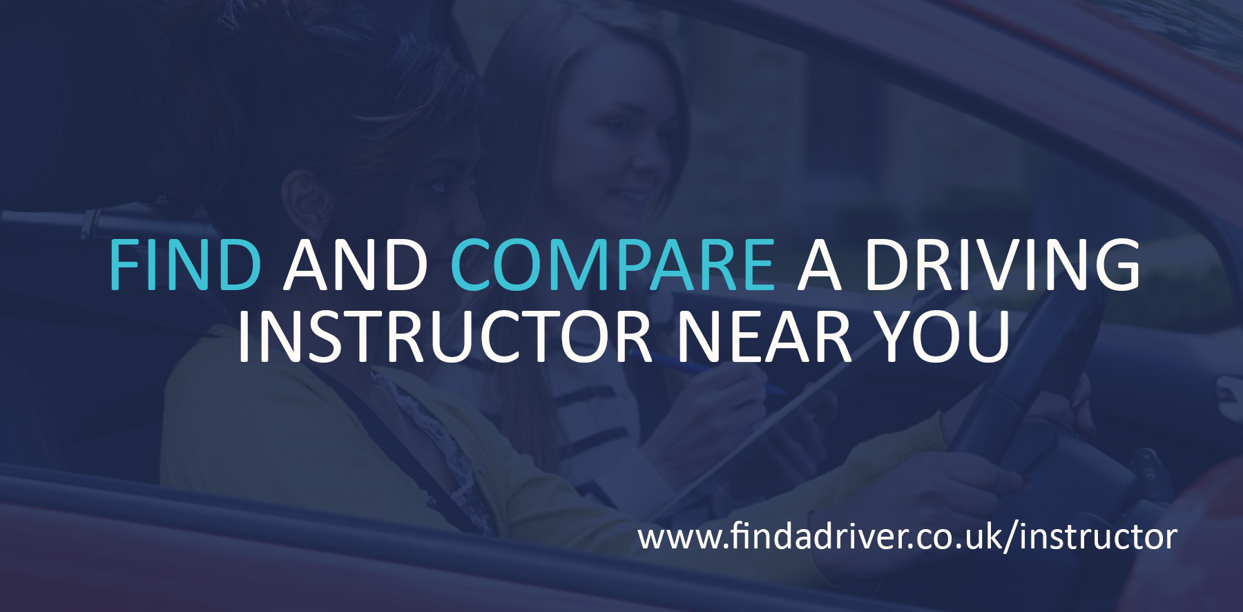 Find a driving instructor - banner